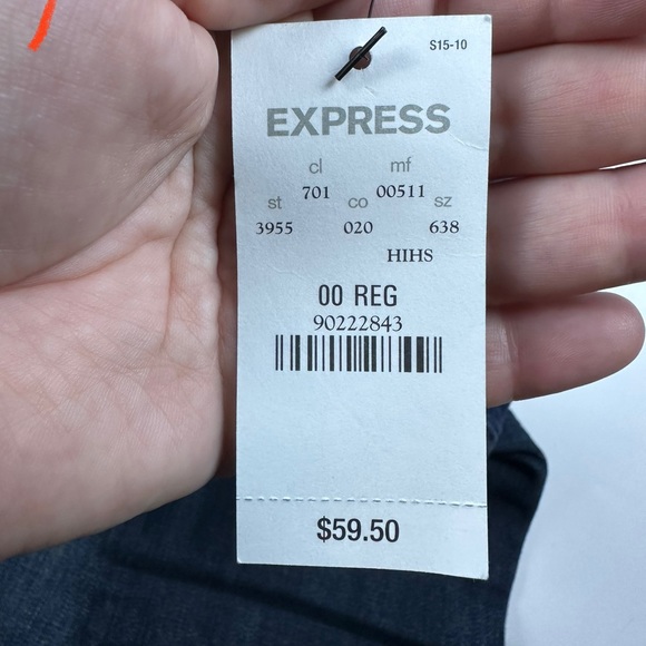 NWT Express Bootcut Jeans sz00r - Picture 4 of 6